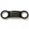 ⭐️Allpaws⭐️ - Collar ID Name & 2 Numbers Dog ID Pet Tag - Black / Black