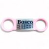 ⭐️Allpaws⭐️ - Collar ID Name & 2 Numbers Dog ID Pet Tag - LightPink / Silver