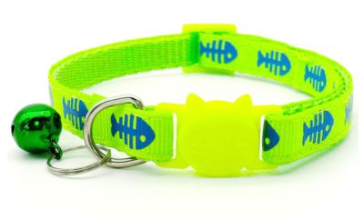 ⭐️Allpaws⭐️ - Fish Breakaway Safety Kitten Collar - Lime