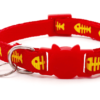 ⭐️Allpaws⭐️ - Fish Breakaway Safety Kitten Collar - Red