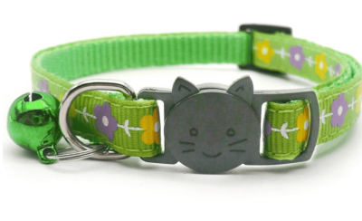 ⭐️Allpaws⭐️ - Flower Breakaway Safety Cat Collar - Lime