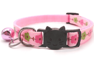 ⭐️Allpaws⭐️ - Flower Breakaway Safety Cat Collar - Pink
