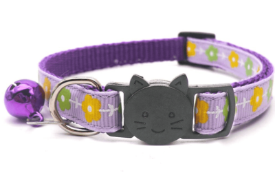 ⭐️Allpaws⭐️ - Flower Breakaway Safety Cat Collar - Purple