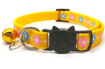 ⭐️Allpaws⭐️ - Flower Breakaway Safety Cat Collar - Yellow