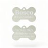 ⭐️Allpaws⭐️ - I'm Very High Maintenance You Don't Want Me | Bone Aluminium | Dog ID Pet Tag - Silver