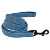⭐️Allpaws⭐️ - Leather Executive Dog Lead - SteelBlue