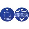 ⭐️Allpaws⭐️ - Little Pumpkin Round Aluminum Cat & Dog ID Pet Tag - RoyalBlue / Small (Cat)
