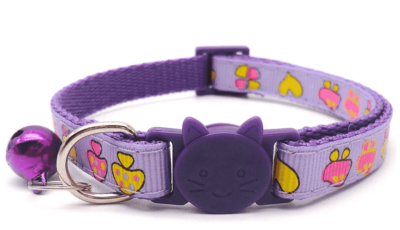 ⭐️Allpaws⭐️ - Mushroom Breakaway Safety Cat Collar - Purple