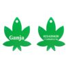 ⭐️Allpaws⭐️ - Name Front & 1 Number Address Back Back Mary Jane Dog ID Pet Tag - MediumSpringGreen