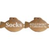 ⭐️Allpaws⭐️ - Name Front & 1 Number Address Back Fish | Mirror Stainless | Cat & Dog ID Pet Tag - BurlyWood