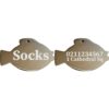 ⭐️Allpaws⭐️ - Name Front & 1 Number Address Back Fish | Mirror Stainless | Cat & Dog ID Pet Tag - Silver
