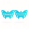⭐️Allpaws⭐️ - Name Front & 1 Number Address Back | Butterfly Aluminum | Dog ID Pet Tag - DodgerBlue