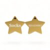 ⭐️Allpaws⭐️ - Name Front & Number Back | Mirror Stainless | Star Dog & Cat ID Pet Tag - Gold / Cat (Small)