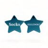 ⭐️Allpaws⭐️ - Name Front & Number Back | Mirror Stainless | Star Dog & Cat ID Pet Tag - MidnightBlue / Cat (Small)