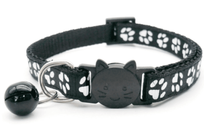 ⭐️Allpaws⭐️ - Paw Print Breakaway Safety Cat Collar - Black