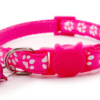 ⭐️Allpaws⭐️ - Paw Print Breakaway Safety Cat Collar - HotPink