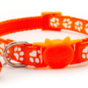 ⭐️Allpaws⭐️ - Paw Print Breakaway Safety Cat Collar - Orange