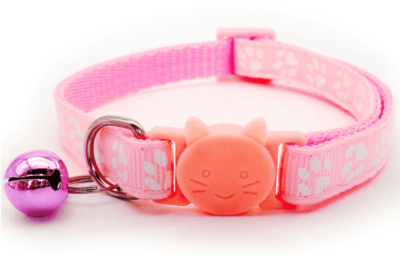 ⭐️Allpaws⭐️ - Paw Print Breakaway Safety Cat Collar - Pink