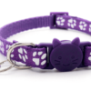 ⭐️Allpaws⭐️ - Paw Print Breakaway Safety Cat Collar - Purple