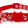 ⭐️Allpaws⭐️ - Paw Print Breakaway Safety Cat Collar - Red