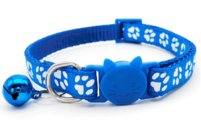 ⭐️Allpaws⭐️ - Paw Print Breakaway Safety Cat Collar - RoyalBlue