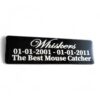 ⭐️Allpaws⭐️ - Pet Memorial Plaque Mirror Stainless - Black (Matte) / Indoor