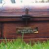 ⭐️Allpaws⭐️ - Pet Memorial Plaque Mirror Stainless - Black (Matte) / Indoor