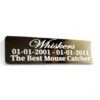 ⭐️Allpaws⭐️ - Pet Memorial Plaque Mirror Stainless - Black (Matte) / Indoor