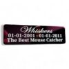 ⭐️Allpaws⭐️ - Pet Memorial Plaque Mirror Stainless - DarkMagenta / Indoor