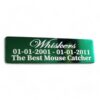 ⭐️Allpaws⭐️ - Pet Memorial Plaque Mirror Stainless - MediumSeaGreen / Indoor