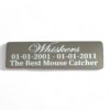 ⭐️Allpaws⭐️ - Pet Memorial Plaque Mirror Stainless - Silver / Indoor