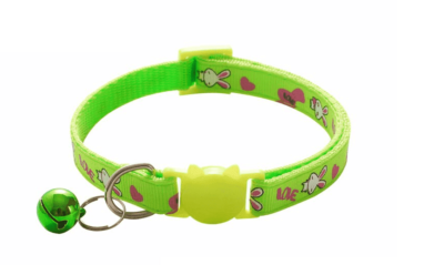 ⭐️Allpaws⭐️ - Rabbit Breakaway Safety Cat Collar - Lime
