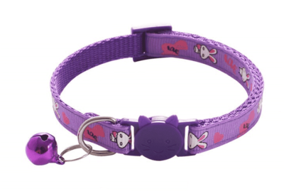 ⭐️Allpaws⭐️ - Rabbit Breakaway Safety Cat Collar - Purple