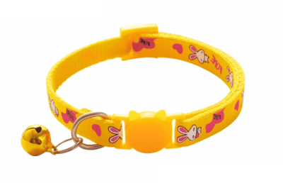 ⭐️Allpaws⭐️ - Rabbit Breakaway Safety Cat Collar - Yellow