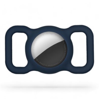 ⭐️Allpaws⭐️ - Silicone Apple Airtag Holder for Pet Collars - DarkBlue