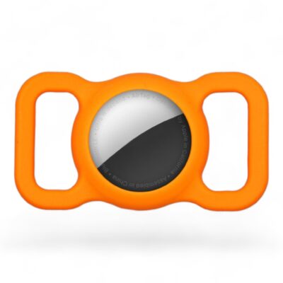 ⭐️Allpaws⭐️ - Silicone Apple Airtag Holder for Pet Collars - Orange
