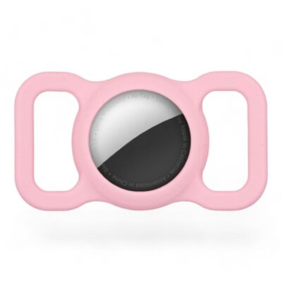 ⭐️Allpaws⭐️ - Silicone Apple Airtag Holder for Pet Collars - Pink