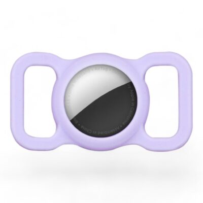 ⭐️Allpaws⭐️ - Silicone Apple Airtag Holder for Pet Collars - Plum