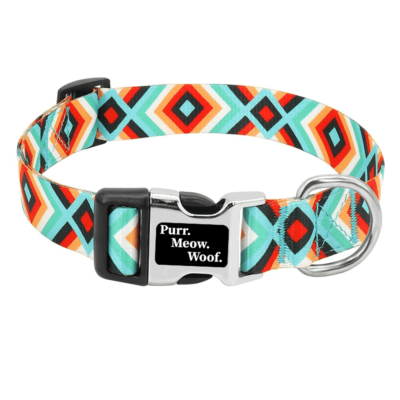 ⭐️Allpaws⭐️ - Slim Kaleidoscope Dog Collar - Red / S