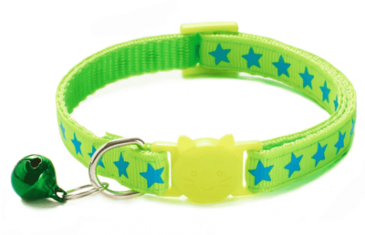 ⭐️Allpaws⭐️ - Star Breakaway Safety Cat Collar - Lime