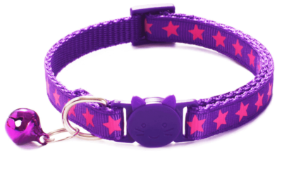 ⭐️Allpaws⭐️ - Star Breakaway Safety Cat Collar - Purple