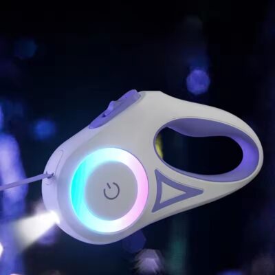 Touch light automatic traction rope
