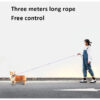 Touch light automatic traction rope