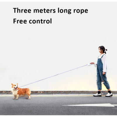 Touch light automatic traction rope