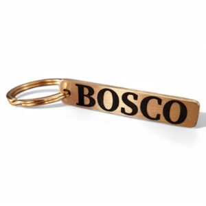 Minimalist | Bespoke Brass | Dog Pet ID Tag Allpaws