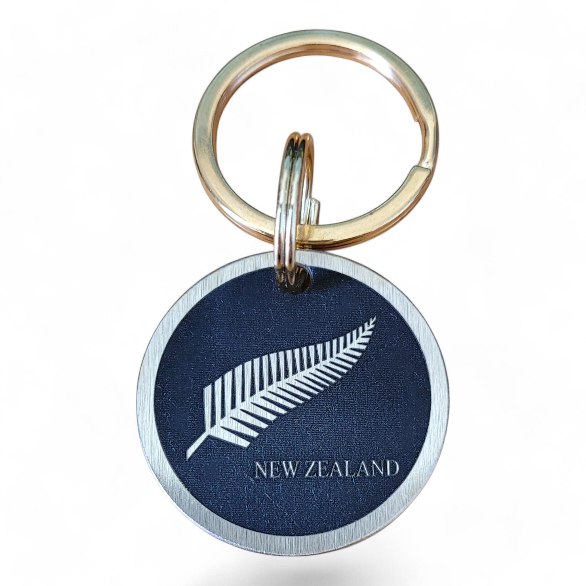 ⭐️Allpaws⭐️ - LUXE | Bespoke Brass | NZ Fern Cat & Dog ID Pet Tag - Small